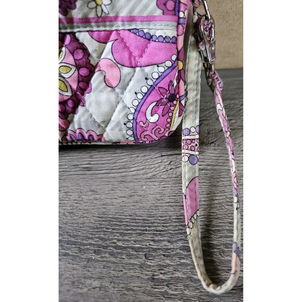 Vera Bradley Pink Floral Wristlet - Picture 2 of 12